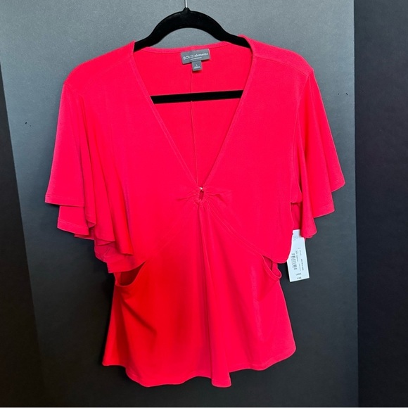 BOLD elements Cut to Curve with cut out and keyhole elements Shirt - Picture 2 of 9